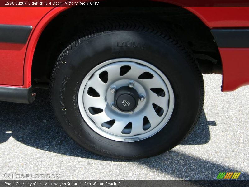 Victory Red / Gray 1998 Suzuki Sidekick JS 4 Door