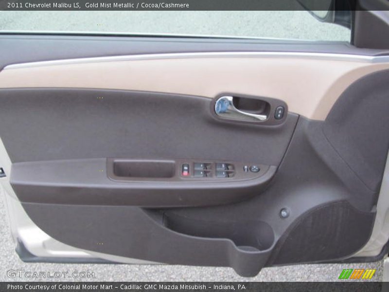 Gold Mist Metallic / Cocoa/Cashmere 2011 Chevrolet Malibu LS