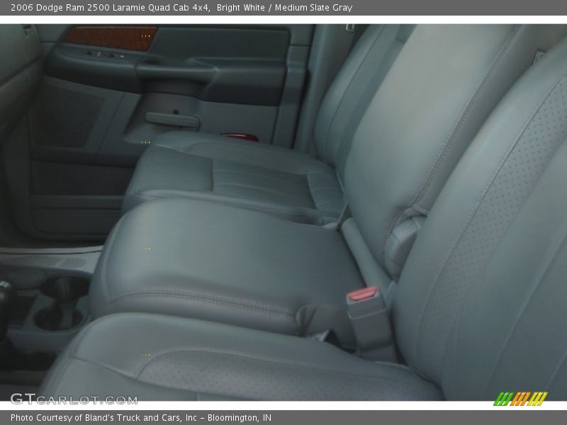 Bright White / Medium Slate Gray 2006 Dodge Ram 2500 Laramie Quad Cab 4x4