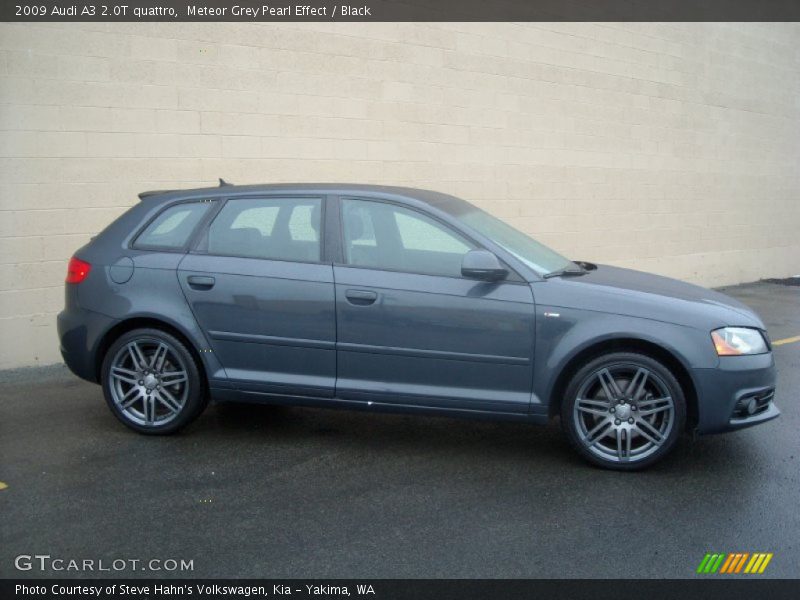 Meteor Grey Pearl Effect / Black 2009 Audi A3 2.0T quattro