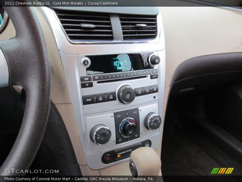 Gold Mist Metallic / Cocoa/Cashmere 2011 Chevrolet Malibu LS