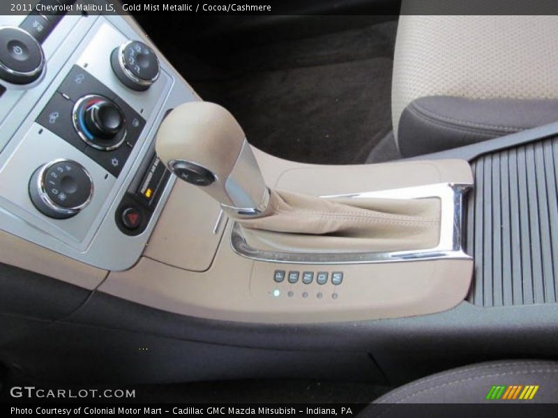 Gold Mist Metallic / Cocoa/Cashmere 2011 Chevrolet Malibu LS