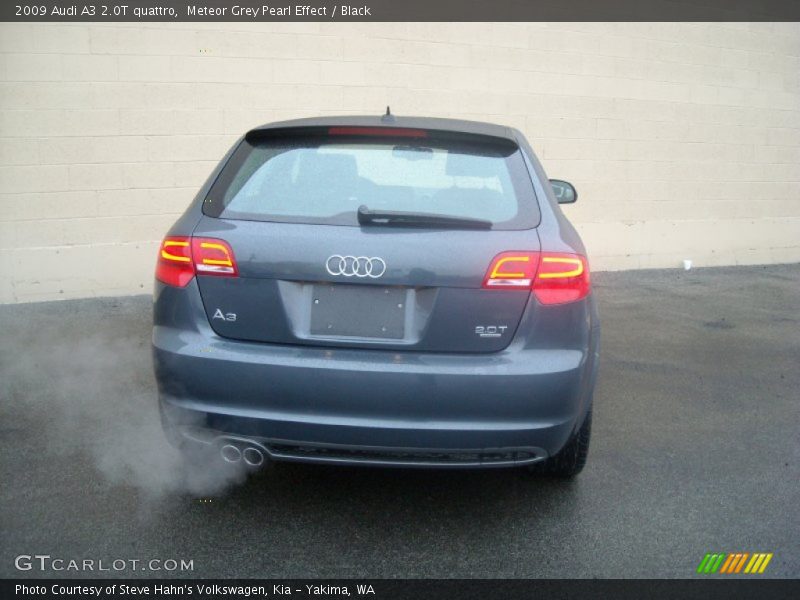 Meteor Grey Pearl Effect / Black 2009 Audi A3 2.0T quattro