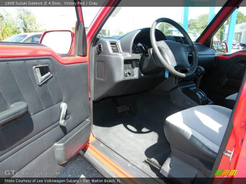 Victory Red / Gray 1998 Suzuki Sidekick JS 4 Door