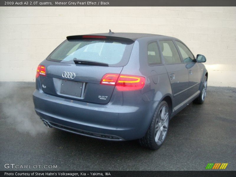 Meteor Grey Pearl Effect / Black 2009 Audi A3 2.0T quattro