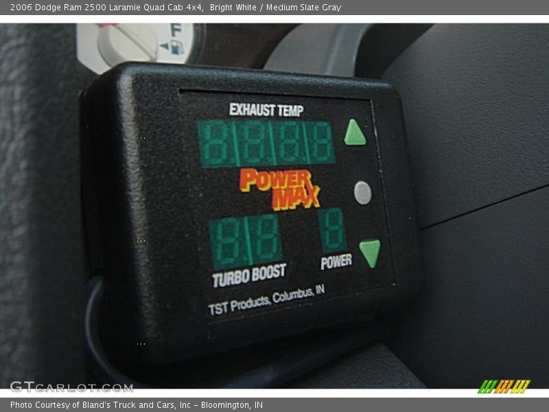 Bright White / Medium Slate Gray 2006 Dodge Ram 2500 Laramie Quad Cab 4x4