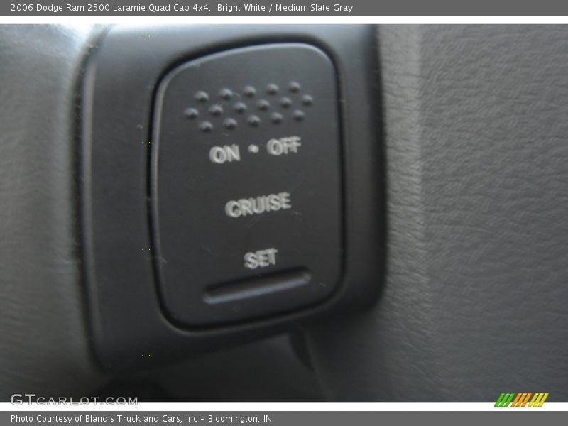Bright White / Medium Slate Gray 2006 Dodge Ram 2500 Laramie Quad Cab 4x4