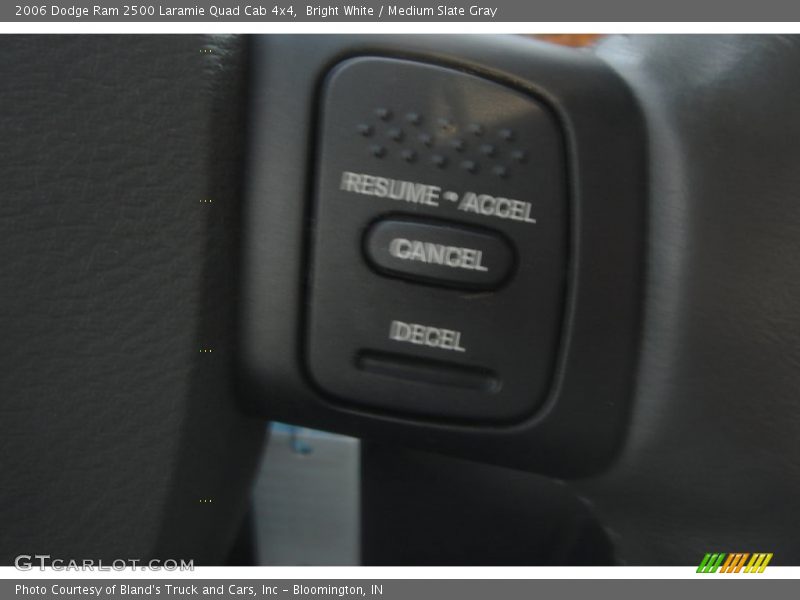 Bright White / Medium Slate Gray 2006 Dodge Ram 2500 Laramie Quad Cab 4x4