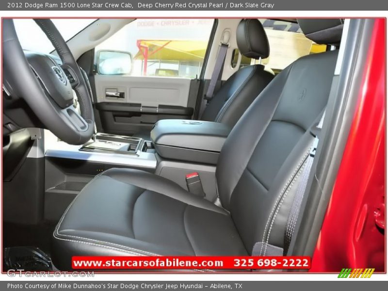 Deep Cherry Red Crystal Pearl / Dark Slate Gray 2012 Dodge Ram 1500 Lone Star Crew Cab