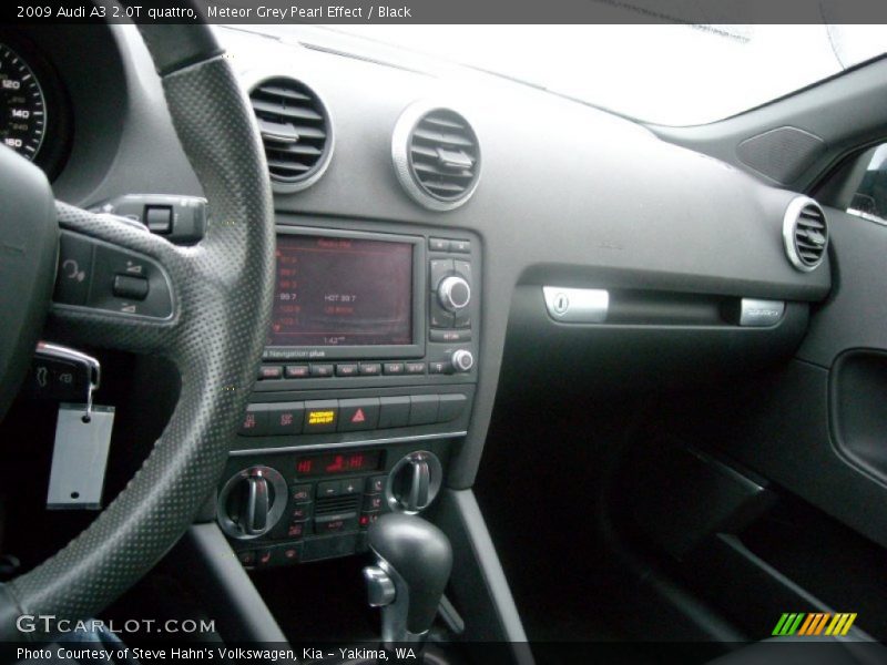 Meteor Grey Pearl Effect / Black 2009 Audi A3 2.0T quattro