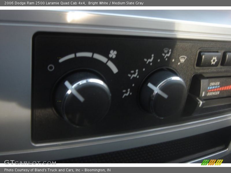 Bright White / Medium Slate Gray 2006 Dodge Ram 2500 Laramie Quad Cab 4x4