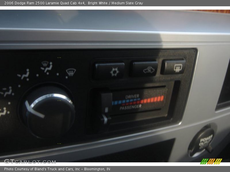 Bright White / Medium Slate Gray 2006 Dodge Ram 2500 Laramie Quad Cab 4x4