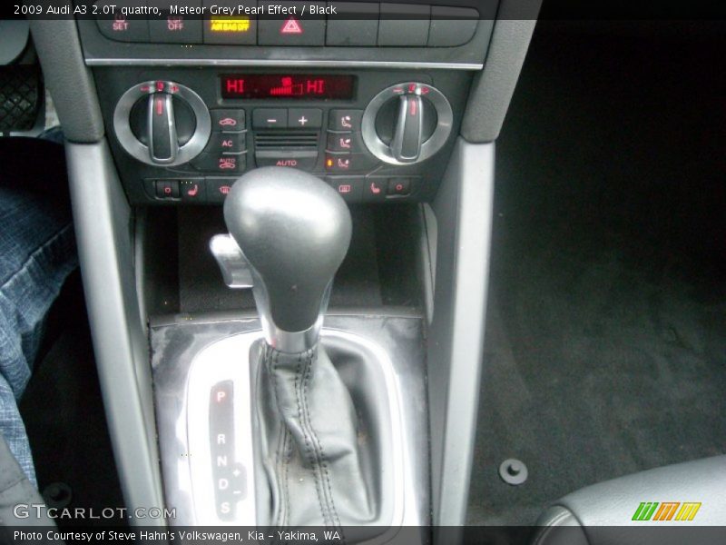 Meteor Grey Pearl Effect / Black 2009 Audi A3 2.0T quattro