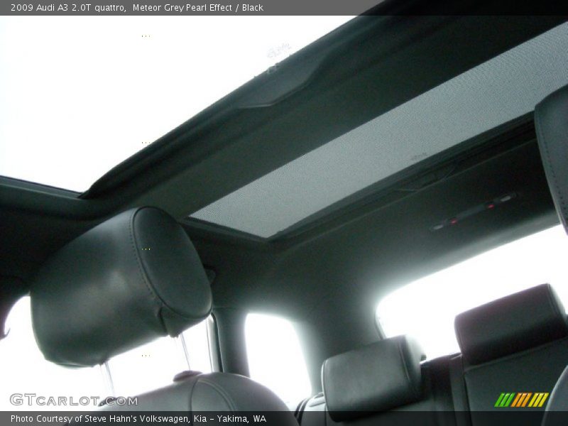 Meteor Grey Pearl Effect / Black 2009 Audi A3 2.0T quattro
