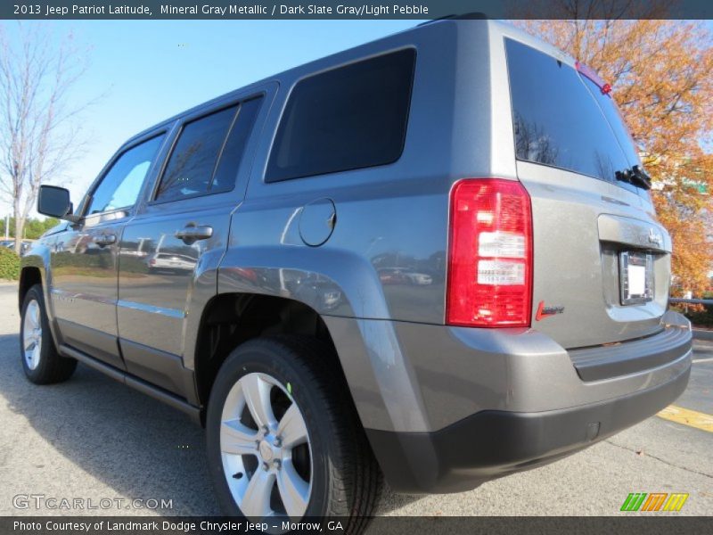 Mineral Gray Metallic / Dark Slate Gray/Light Pebble 2013 Jeep Patriot Latitude