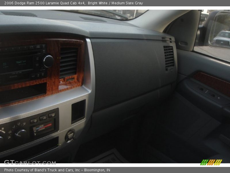 Bright White / Medium Slate Gray 2006 Dodge Ram 2500 Laramie Quad Cab 4x4