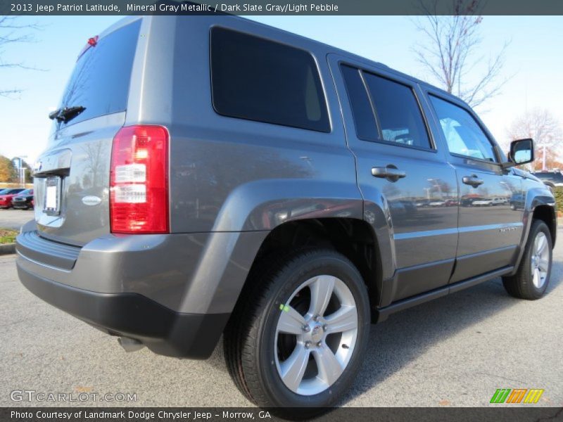 Mineral Gray Metallic / Dark Slate Gray/Light Pebble 2013 Jeep Patriot Latitude