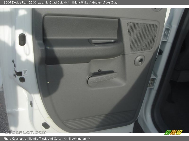 Bright White / Medium Slate Gray 2006 Dodge Ram 2500 Laramie Quad Cab 4x4