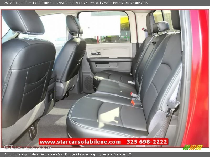 Deep Cherry Red Crystal Pearl / Dark Slate Gray 2012 Dodge Ram 1500 Lone Star Crew Cab