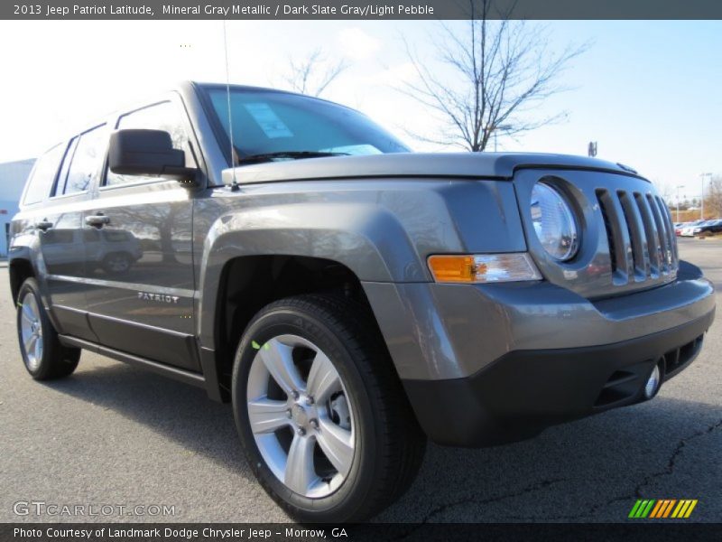 Mineral Gray Metallic / Dark Slate Gray/Light Pebble 2013 Jeep Patriot Latitude