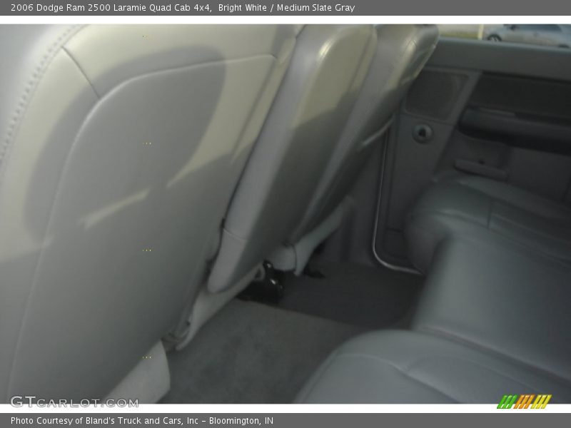 Bright White / Medium Slate Gray 2006 Dodge Ram 2500 Laramie Quad Cab 4x4