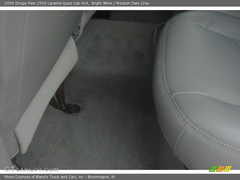 Bright White / Medium Slate Gray 2006 Dodge Ram 2500 Laramie Quad Cab 4x4