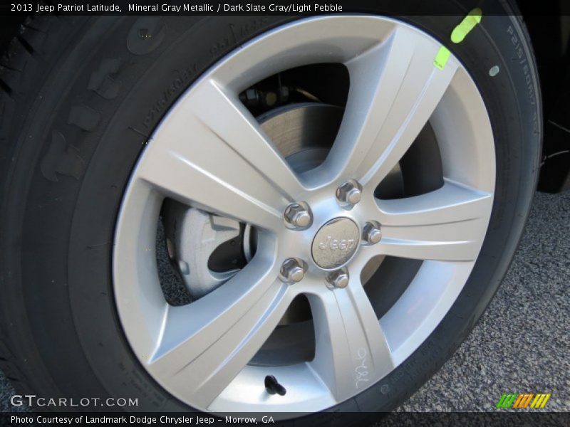 Mineral Gray Metallic / Dark Slate Gray/Light Pebble 2013 Jeep Patriot Latitude