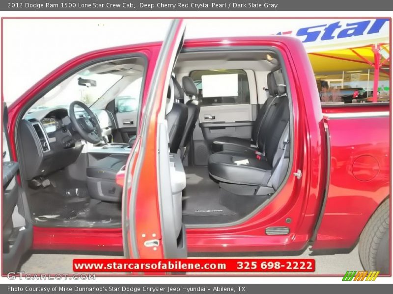 Deep Cherry Red Crystal Pearl / Dark Slate Gray 2012 Dodge Ram 1500 Lone Star Crew Cab