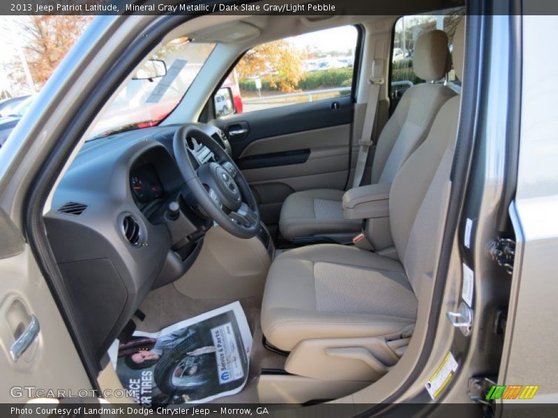 Mineral Gray Metallic / Dark Slate Gray/Light Pebble 2013 Jeep Patriot Latitude