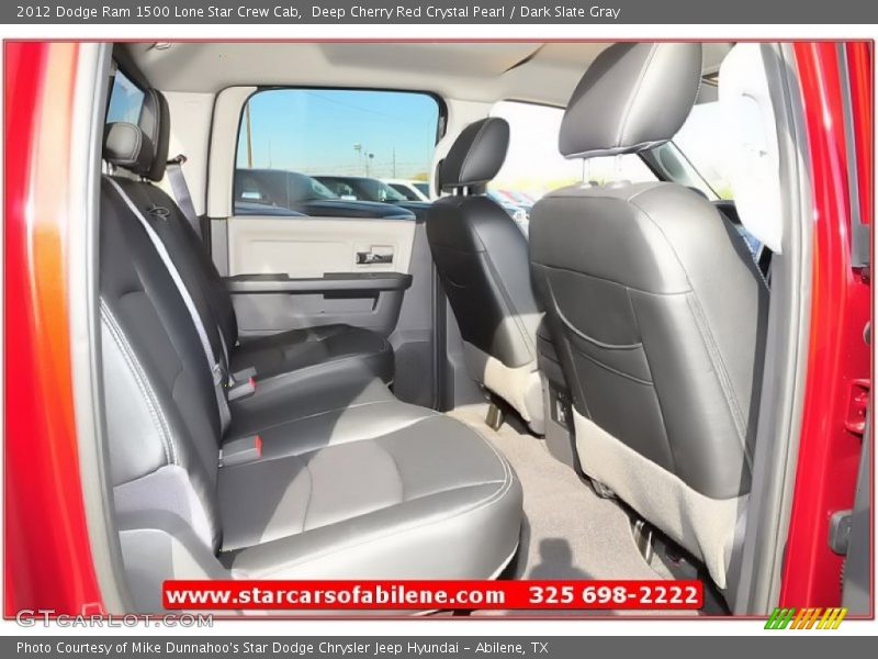 Deep Cherry Red Crystal Pearl / Dark Slate Gray 2012 Dodge Ram 1500 Lone Star Crew Cab