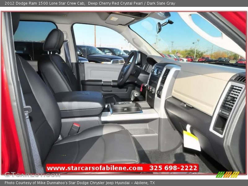 Deep Cherry Red Crystal Pearl / Dark Slate Gray 2012 Dodge Ram 1500 Lone Star Crew Cab