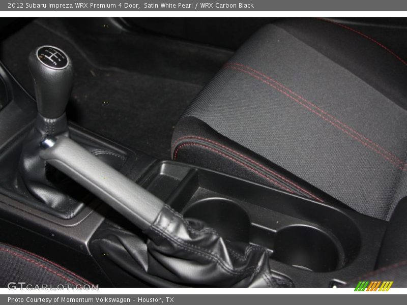 Satin White Pearl / WRX Carbon Black 2012 Subaru Impreza WRX Premium 4 Door