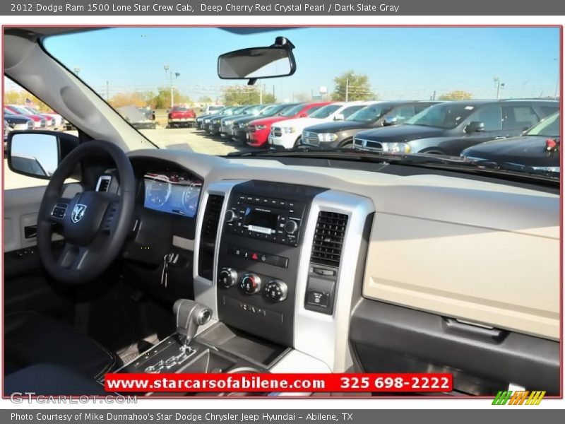 Deep Cherry Red Crystal Pearl / Dark Slate Gray 2012 Dodge Ram 1500 Lone Star Crew Cab