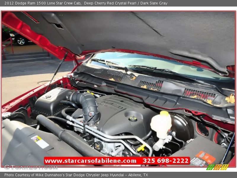 Deep Cherry Red Crystal Pearl / Dark Slate Gray 2012 Dodge Ram 1500 Lone Star Crew Cab