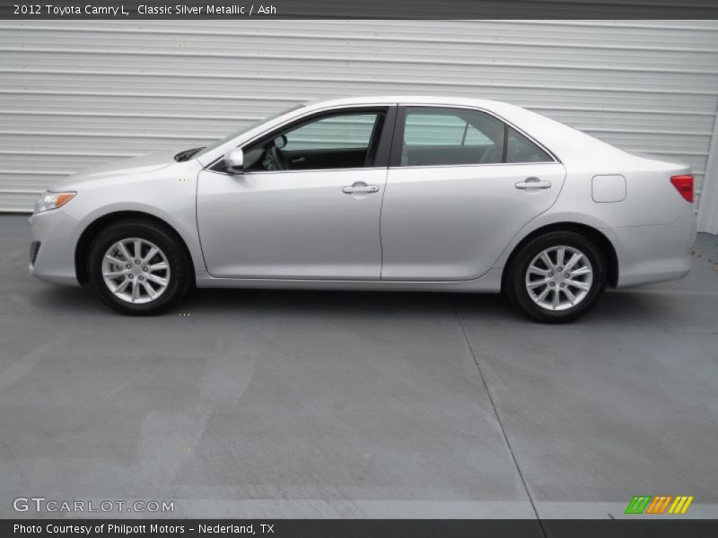 Classic Silver Metallic / Ash 2012 Toyota Camry L