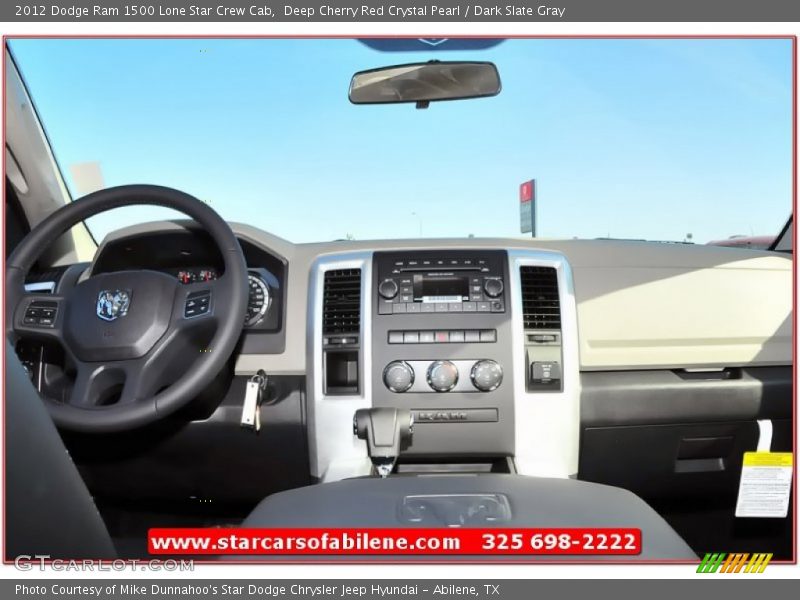 Deep Cherry Red Crystal Pearl / Dark Slate Gray 2012 Dodge Ram 1500 Lone Star Crew Cab