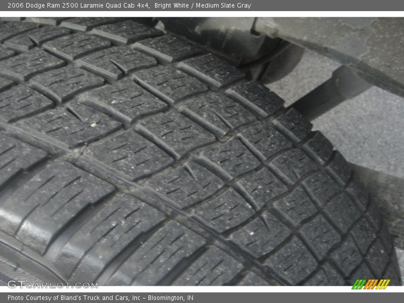 Bright White / Medium Slate Gray 2006 Dodge Ram 2500 Laramie Quad Cab 4x4