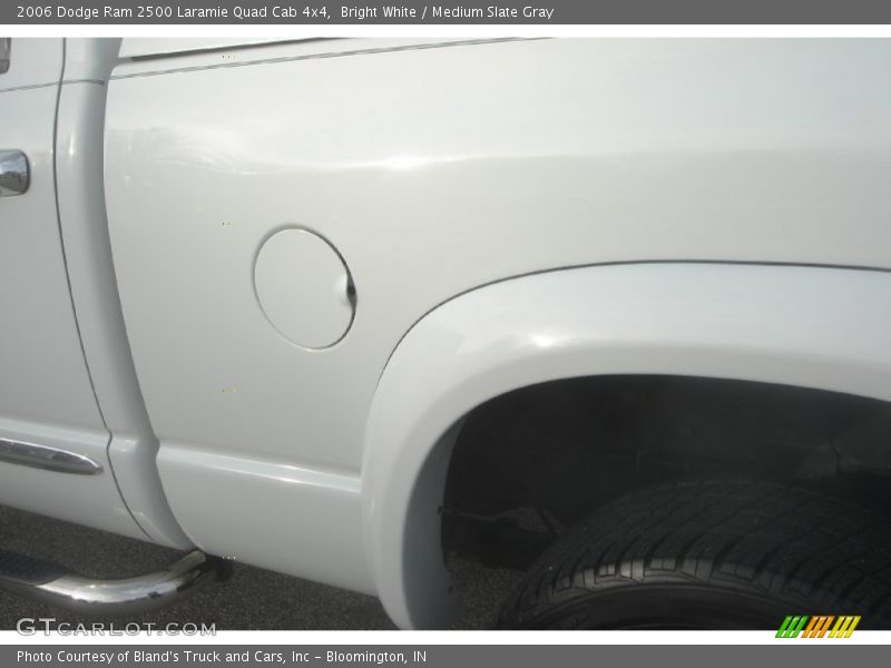 Bright White / Medium Slate Gray 2006 Dodge Ram 2500 Laramie Quad Cab 4x4