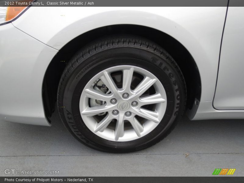 Classic Silver Metallic / Ash 2012 Toyota Camry L