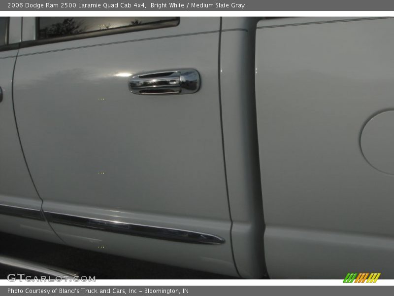 Bright White / Medium Slate Gray 2006 Dodge Ram 2500 Laramie Quad Cab 4x4