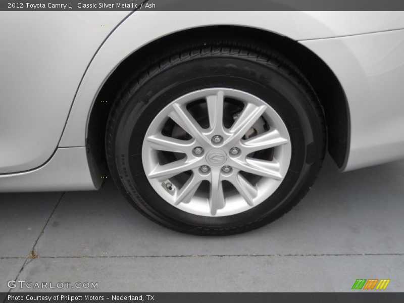 Classic Silver Metallic / Ash 2012 Toyota Camry L