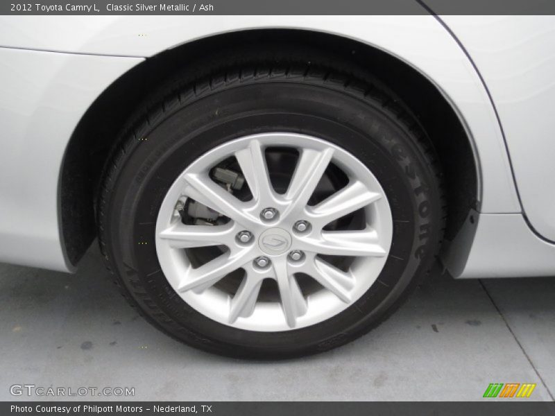 Classic Silver Metallic / Ash 2012 Toyota Camry L
