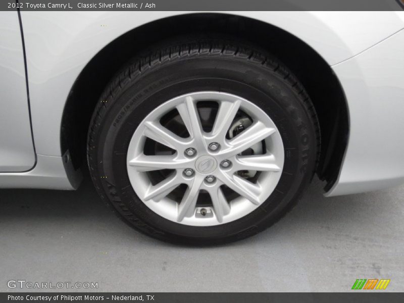 Classic Silver Metallic / Ash 2012 Toyota Camry L