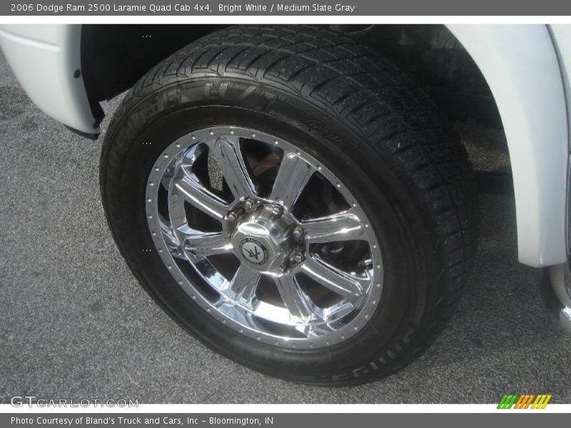 Bright White / Medium Slate Gray 2006 Dodge Ram 2500 Laramie Quad Cab 4x4