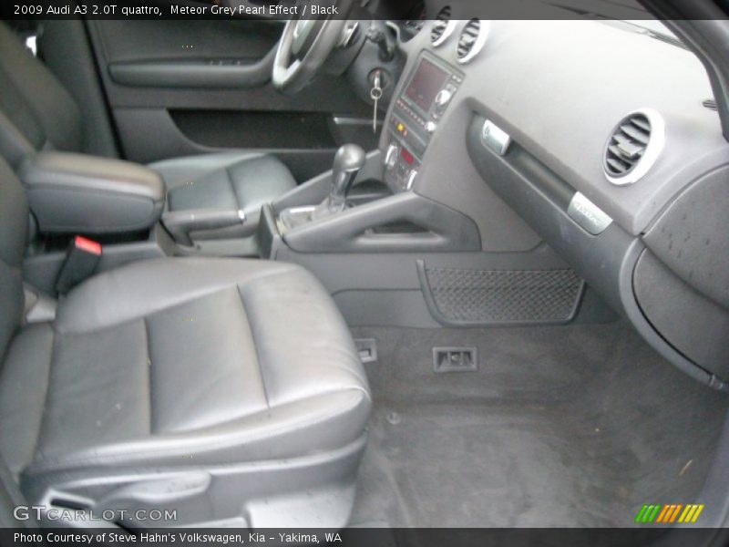 Meteor Grey Pearl Effect / Black 2009 Audi A3 2.0T quattro
