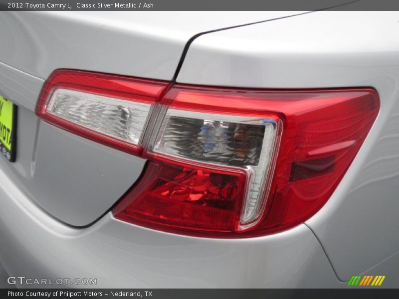 Classic Silver Metallic / Ash 2012 Toyota Camry L