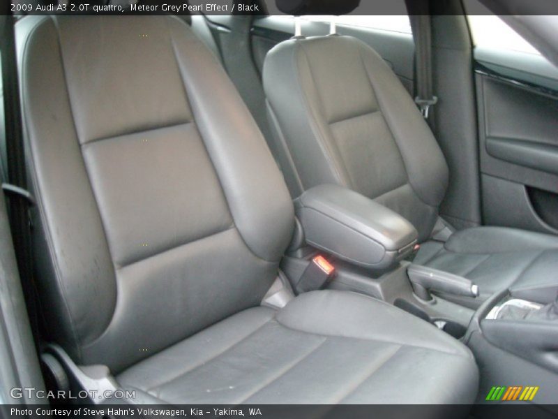 Meteor Grey Pearl Effect / Black 2009 Audi A3 2.0T quattro