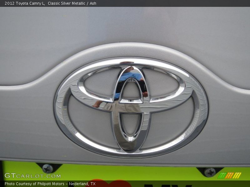Classic Silver Metallic / Ash 2012 Toyota Camry L