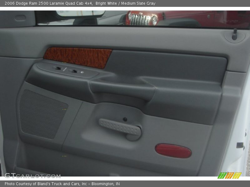 Bright White / Medium Slate Gray 2006 Dodge Ram 2500 Laramie Quad Cab 4x4