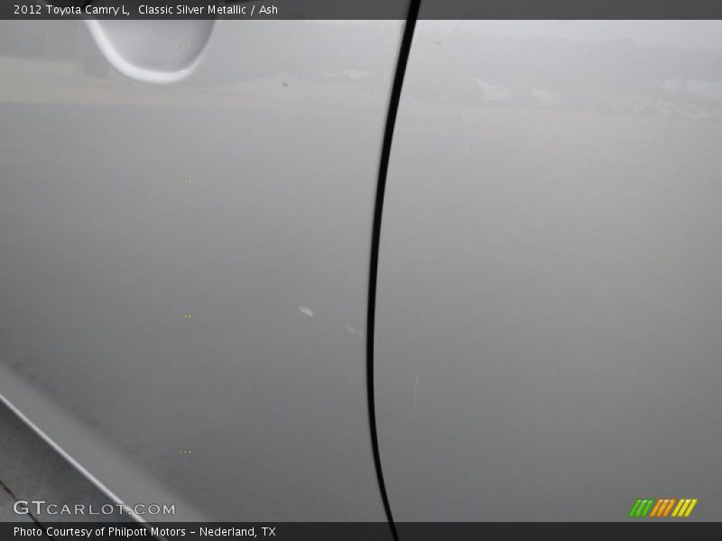 Classic Silver Metallic / Ash 2012 Toyota Camry L